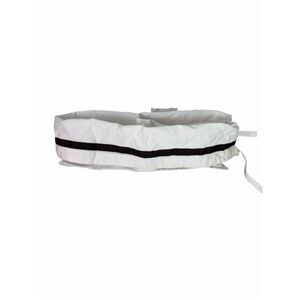 Pottery Barn Kids Cotton White Brown Harper Basket Liner with Dividers